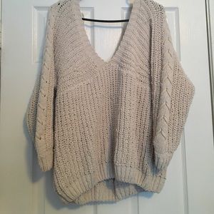 Off the shoulder sweater
